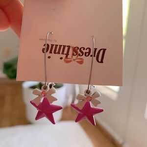 Cute star and bow earring